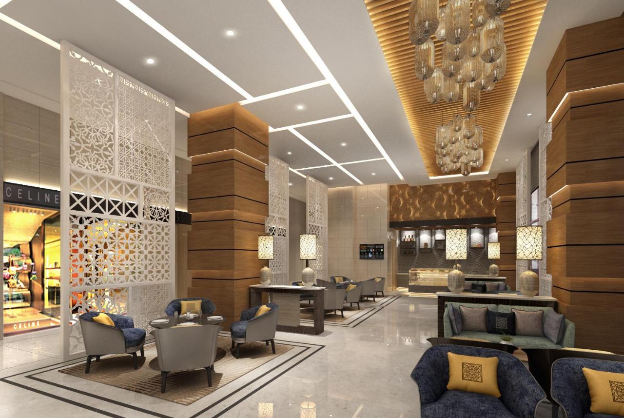 Taj Skyline Ahmedabad Hotel Buitenkant foto The lobby of the hotel